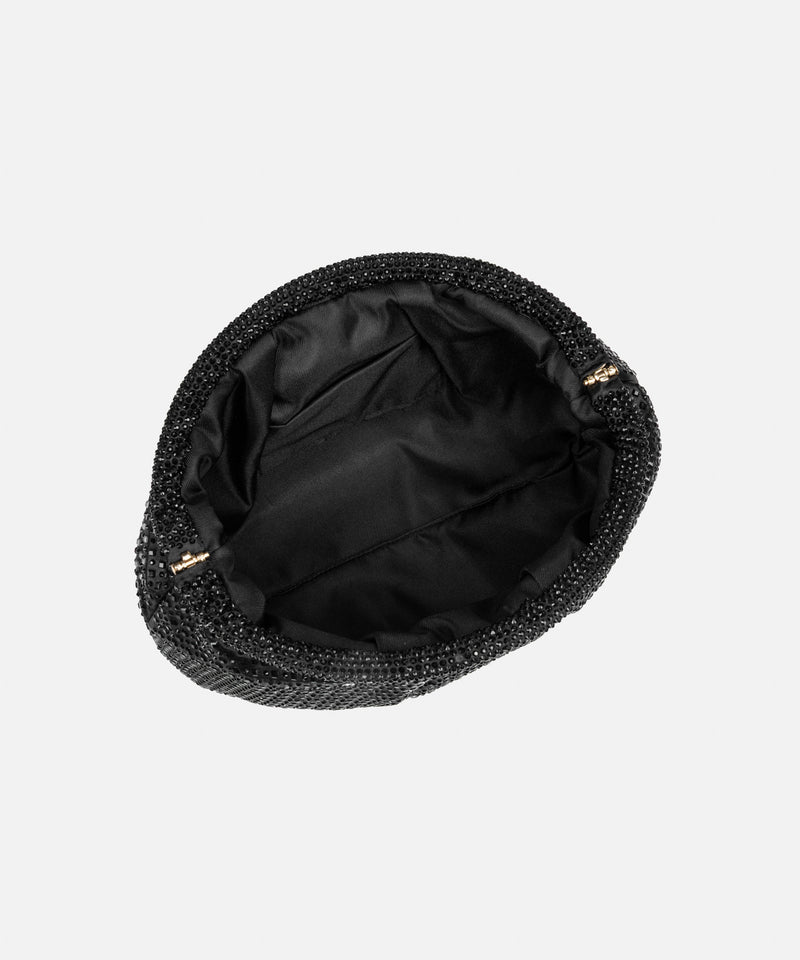 Ipekyol Rhinestone Embellished Clutch Black