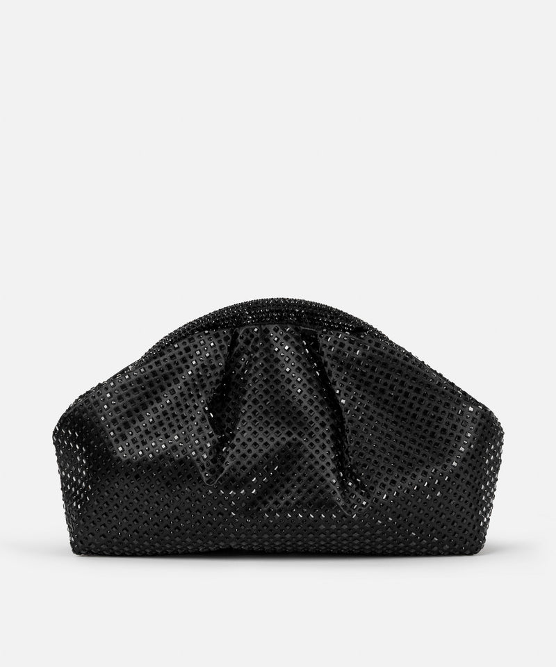 Ipekyol Rhinestone Embellished Clutch Black