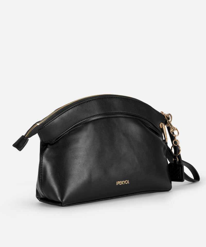 Ipekyol Monogram Buckle Clutch Black