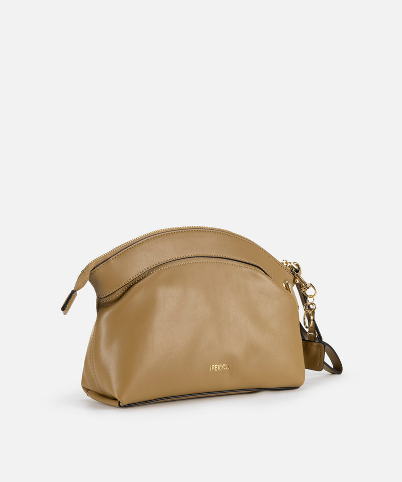 Ipekyol Monogram Buckle Clutch Brown