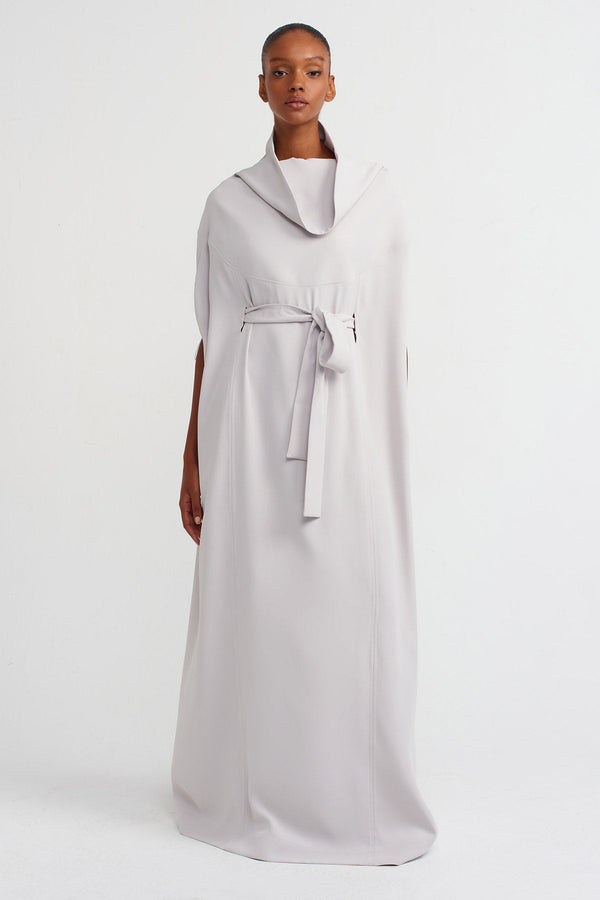 Nu Dress With Belted Waist Ice