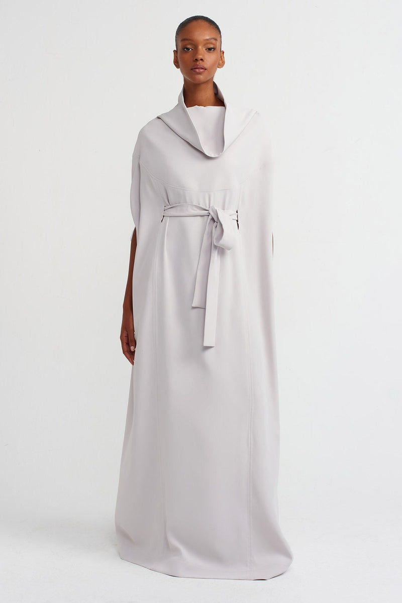 Nu Dress With Belted Waist Ice