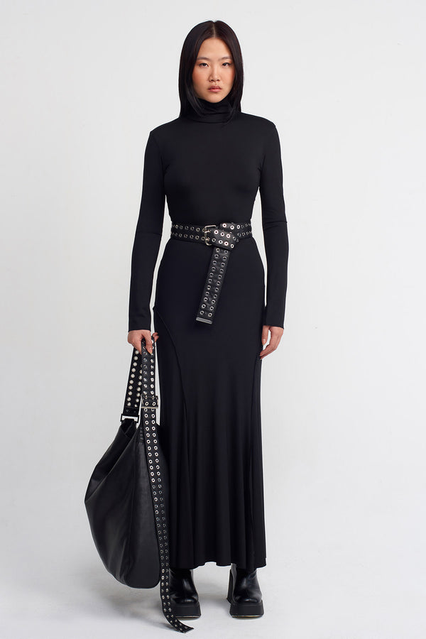 Nu Bird-Eye Belt Black