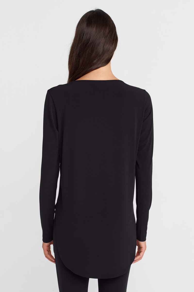 Nu Long Sleeve Jersey T-Shirt Black