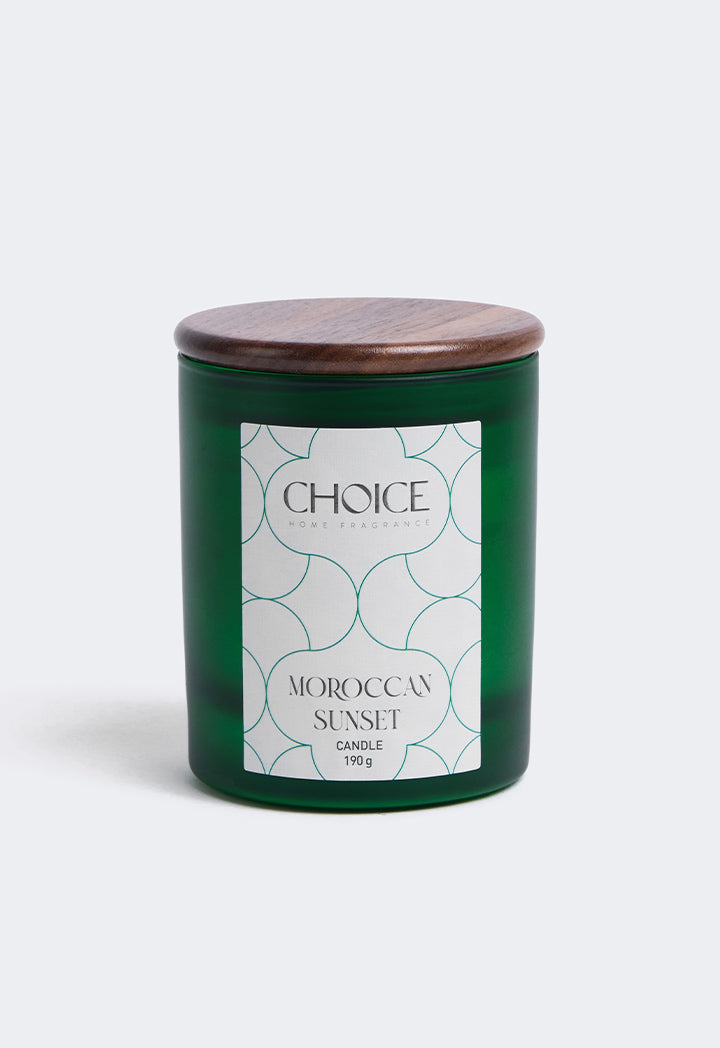 Choice Moroccan Sunset Candle 190Gr  Morrocan Sunset