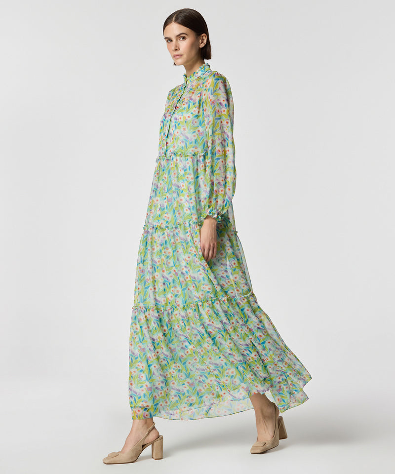 Machka Patterned Maxi Dress Nile