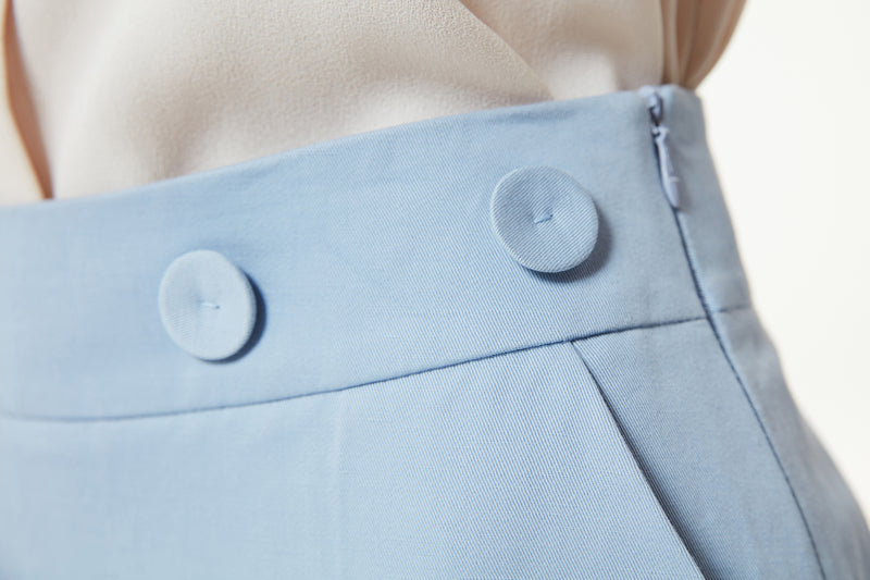 Machka Button Accessory Trousers Blue