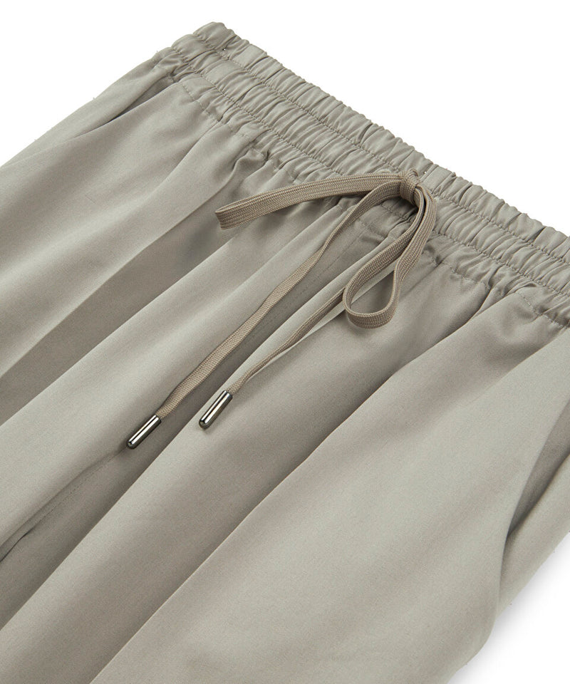 Machka Elastic Waist Trousers Stone