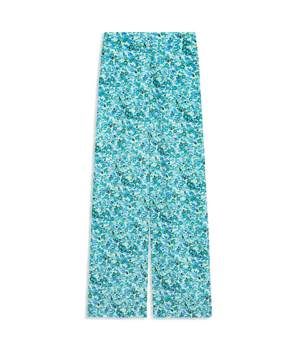 Machka Printed Trousers Blue