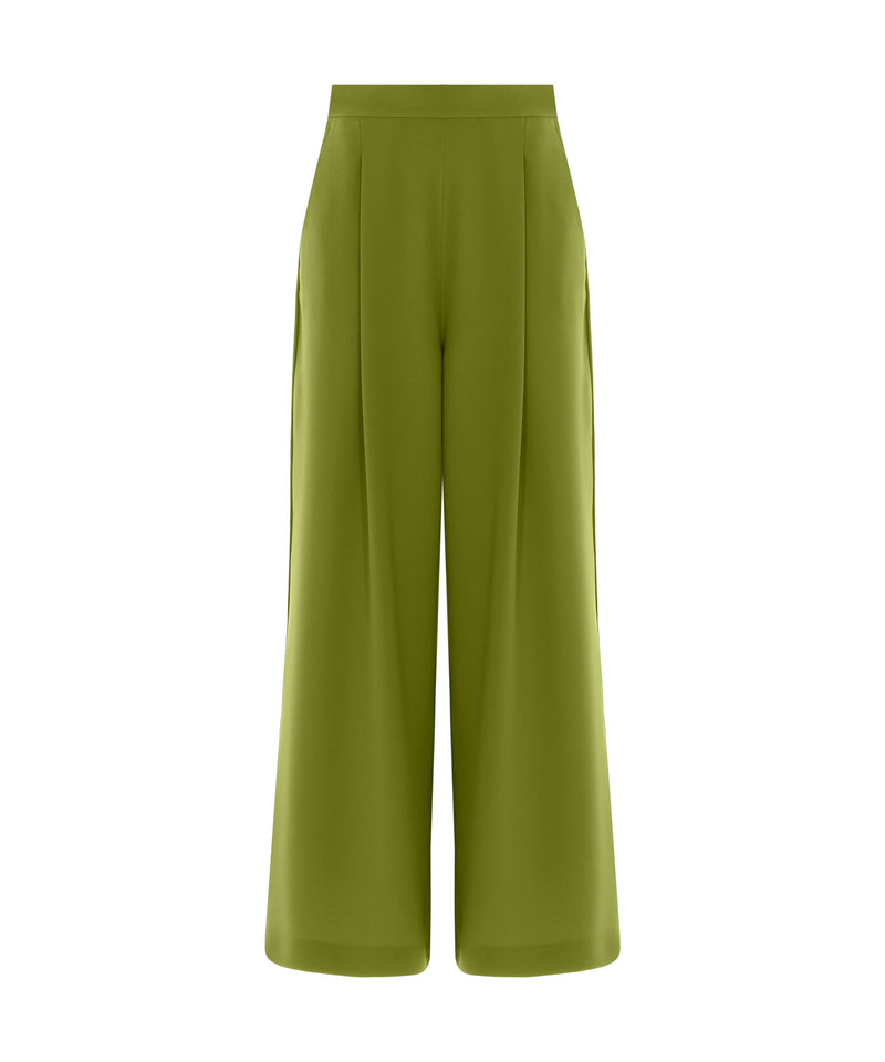 Machka Wide Leg Trousers Green