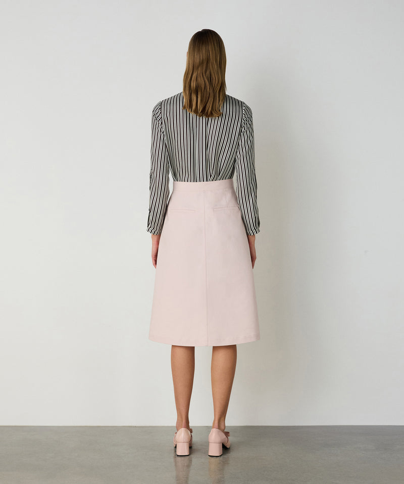 Machka Pleated Skirt Powder