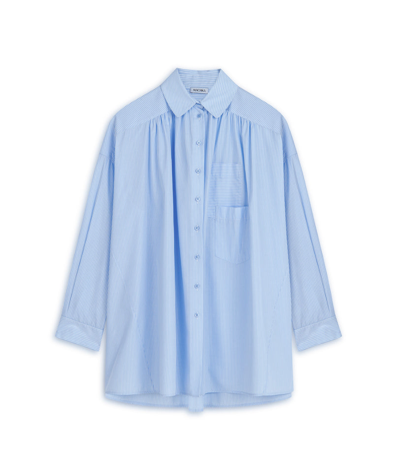 Machka Oversized Shirt Blue