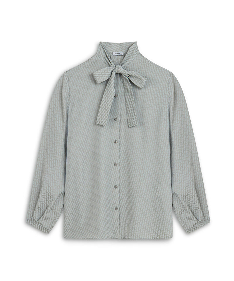 Machka Monogram Jacquard Shirt Grey