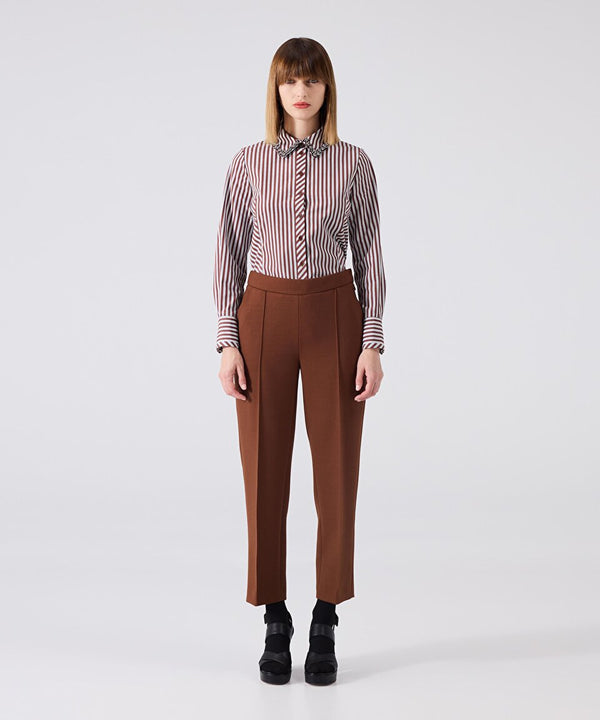 Machka Wool Blend Trousers Brick