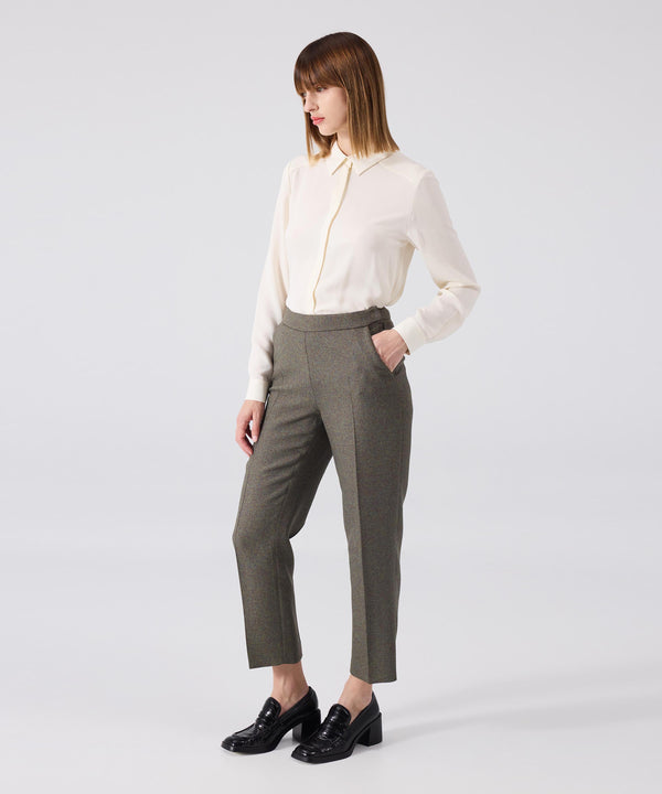 Machka Cigarette Fit Trousers Green