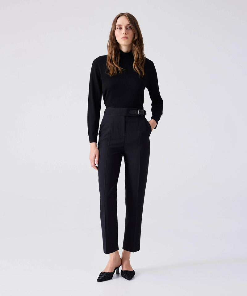 Machka Trousers With Belt Accessories Black