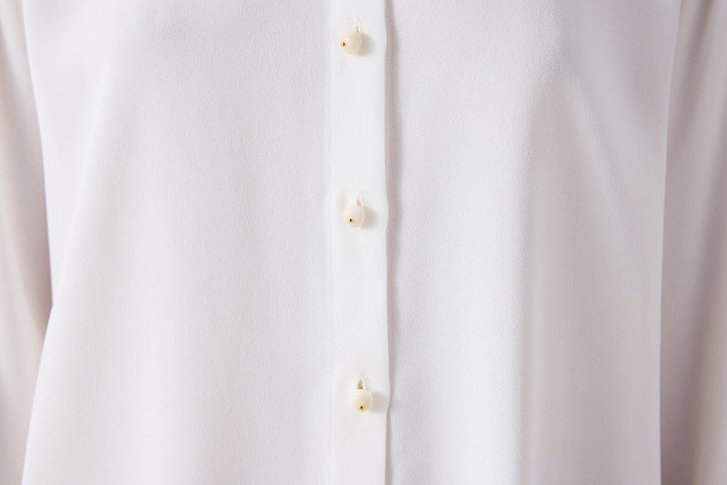 Machka Beaded Button-Down Shirt Oil