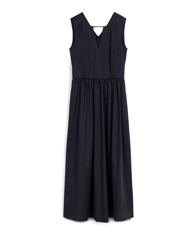 Machka Cutout Midi Dress Navy Blue