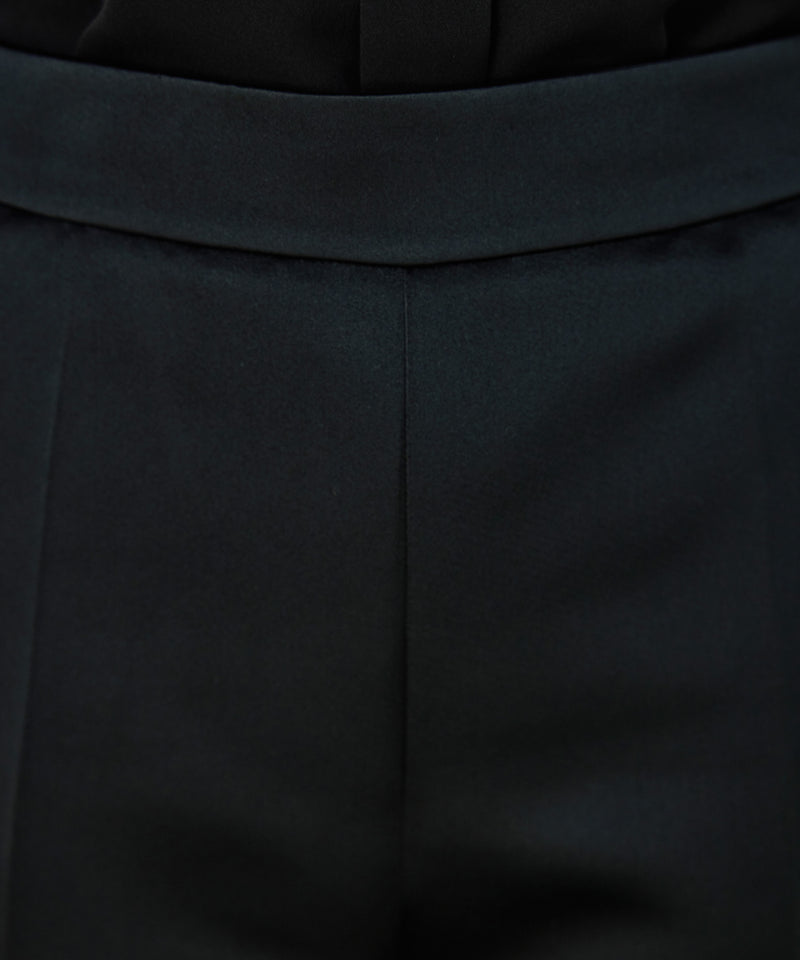 Machka Cigarette Fit Trousers With Crease Black