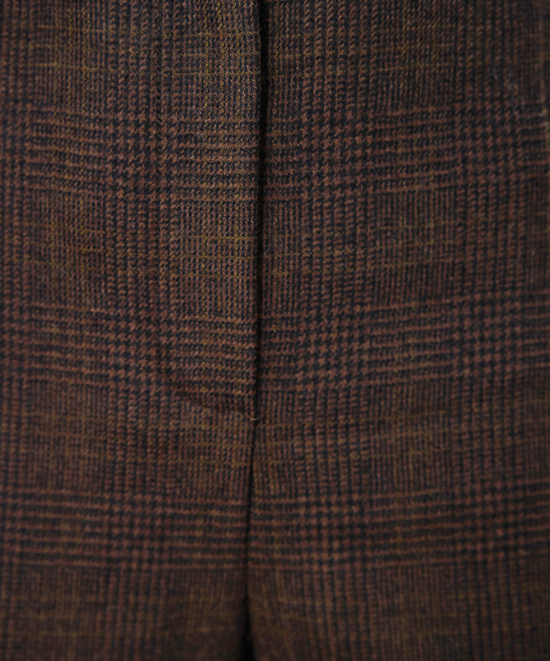 Machka Cigarette-Fit Wool Trousers Dark Brown