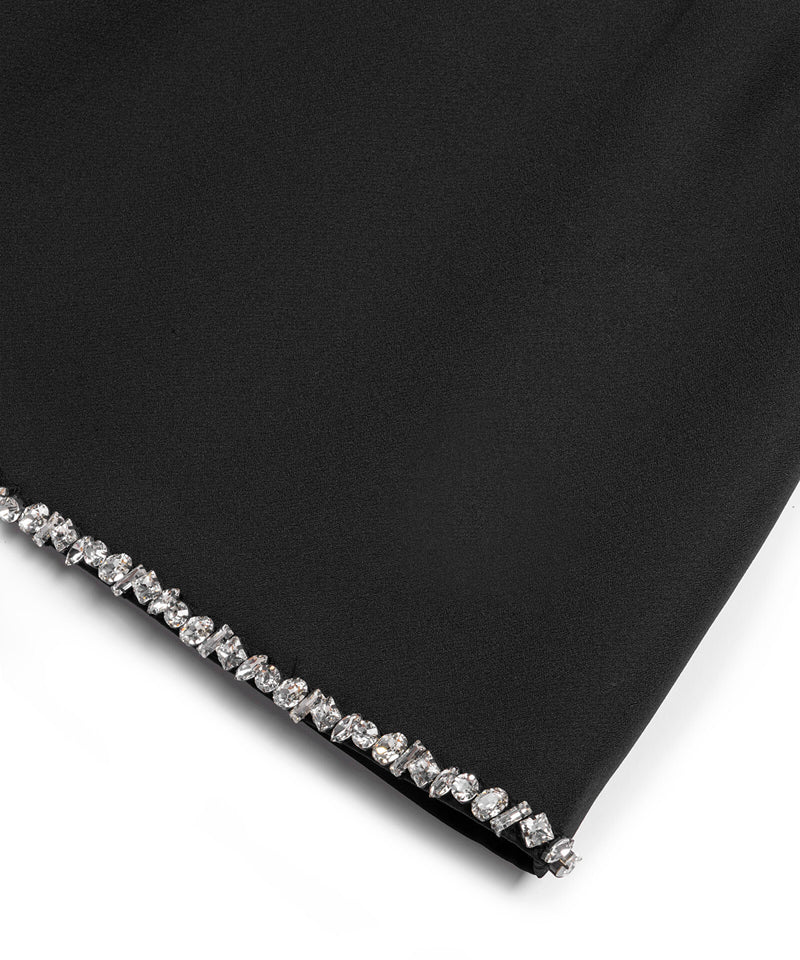Machka Embellished A-Line Skirt Black