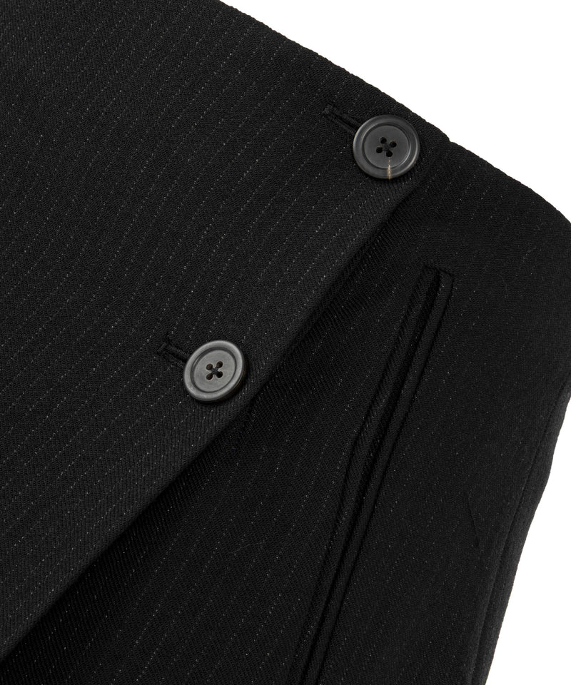 Machka Midi Skirt With Button Detail Black