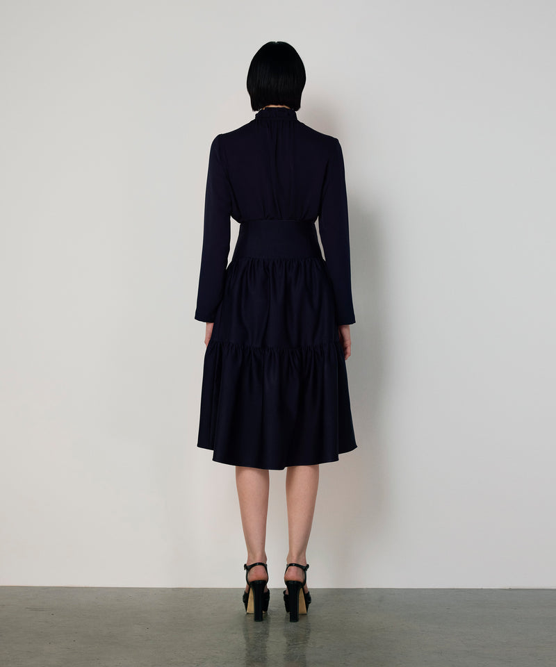 Machka Gathered Skirt Navy