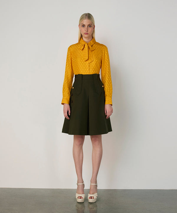 Machka Star Jacquard Blouse Orange