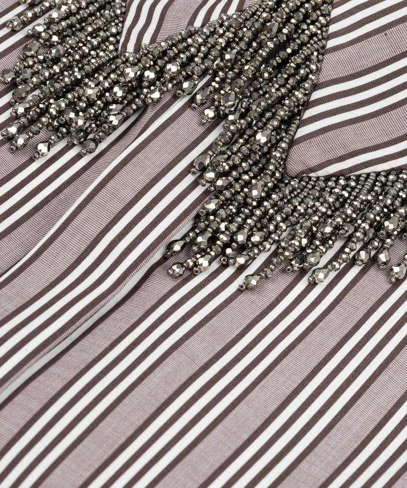 Machka Embellished Poplin Shirt Brown