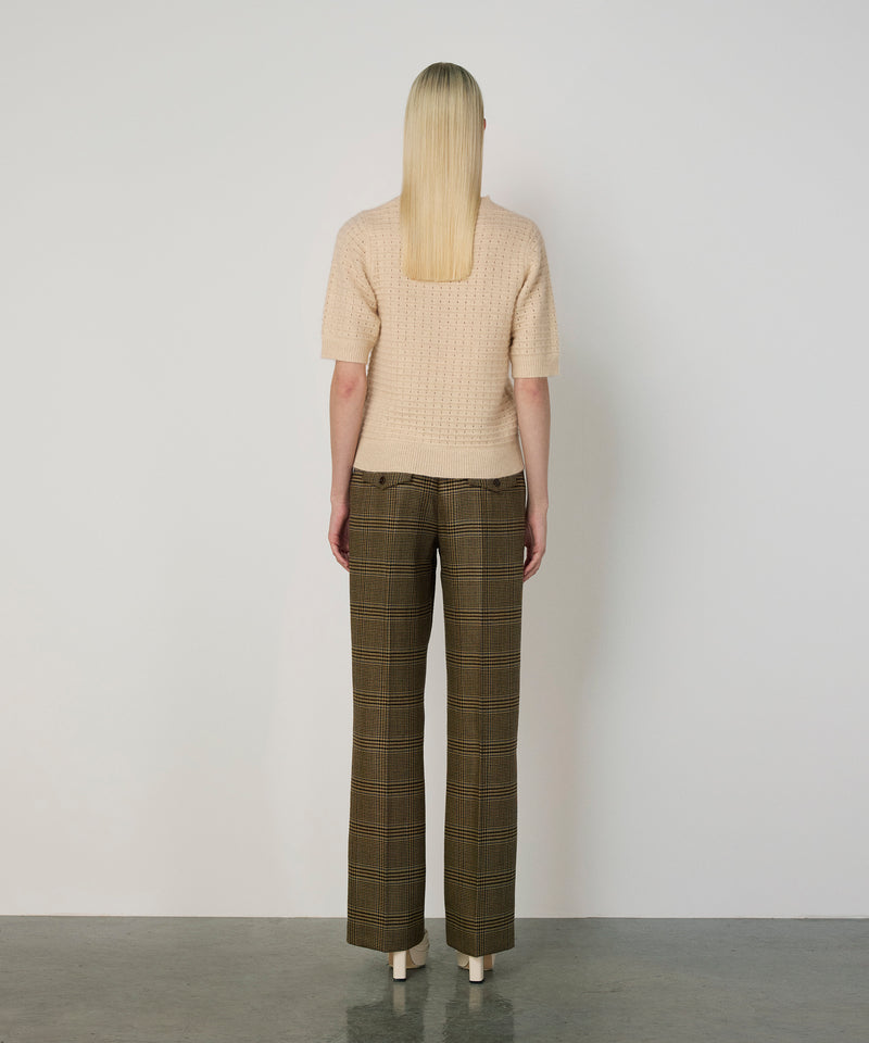 Machka Openwork Knit Beige