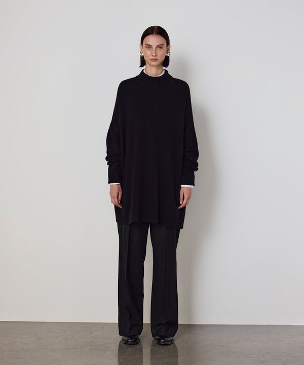 Machka Long Basic Knit Black
