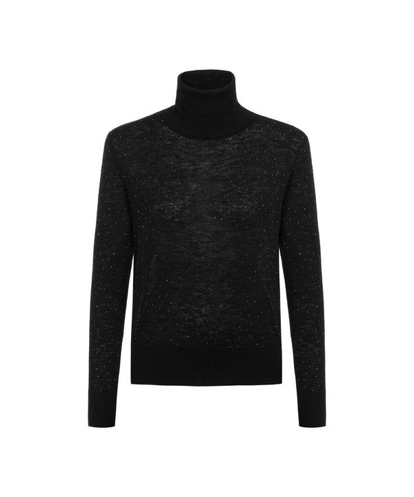 Machka Hotfix Print Knit Black