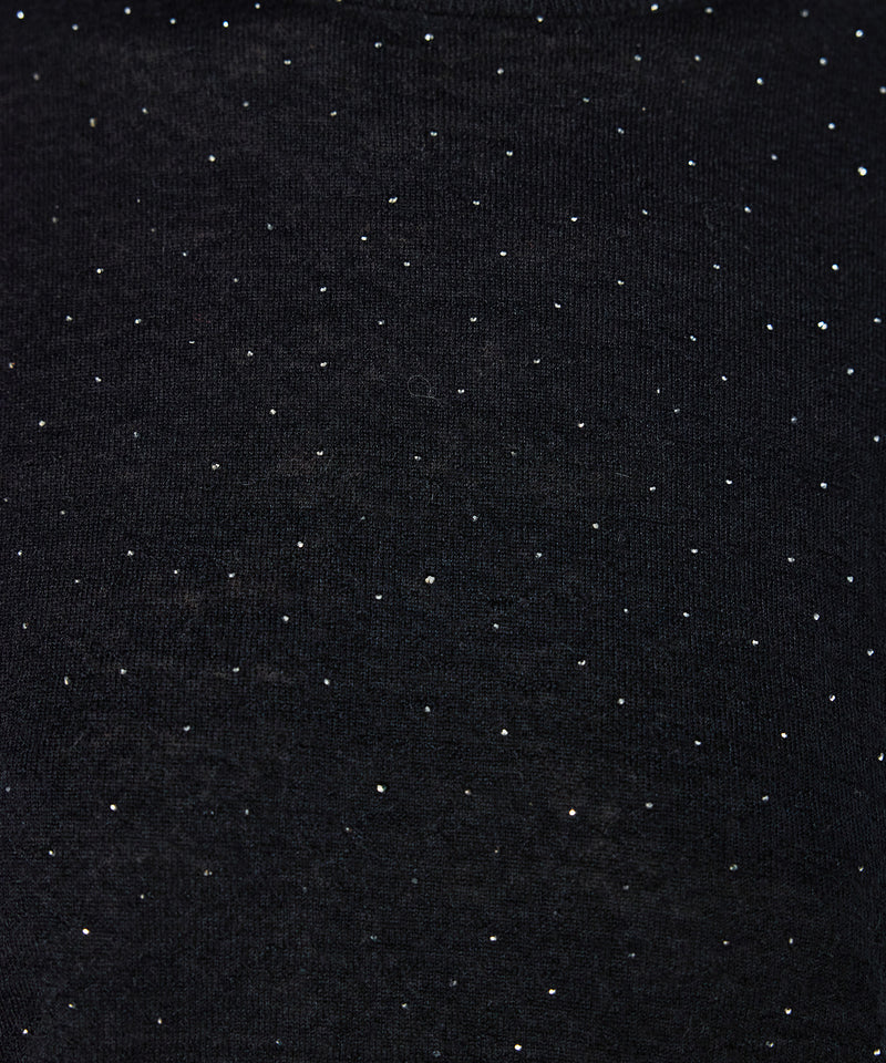 Machka Hotfix Print Knit Black