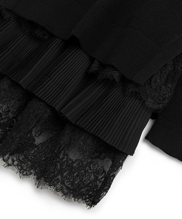 Machka Two-Piece-Look Knit Black