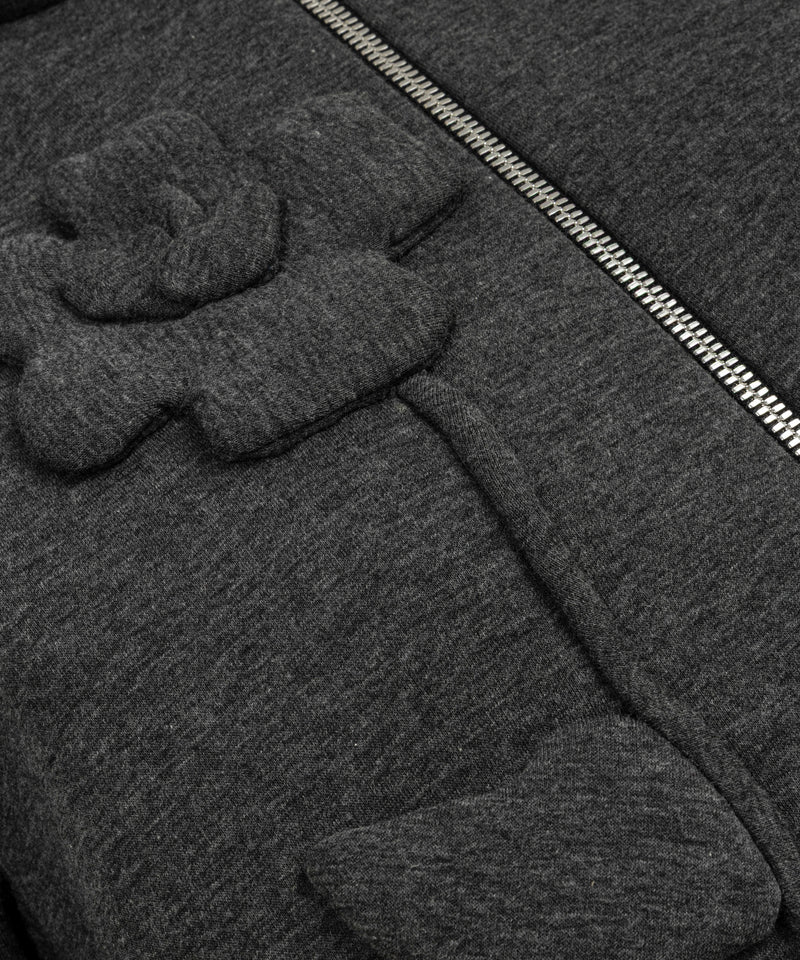 Machka Sweatshirt With Floral Appliqués Anthracite