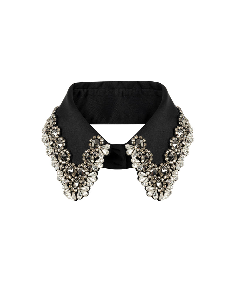 Machka Strass-Embellished Collar Black