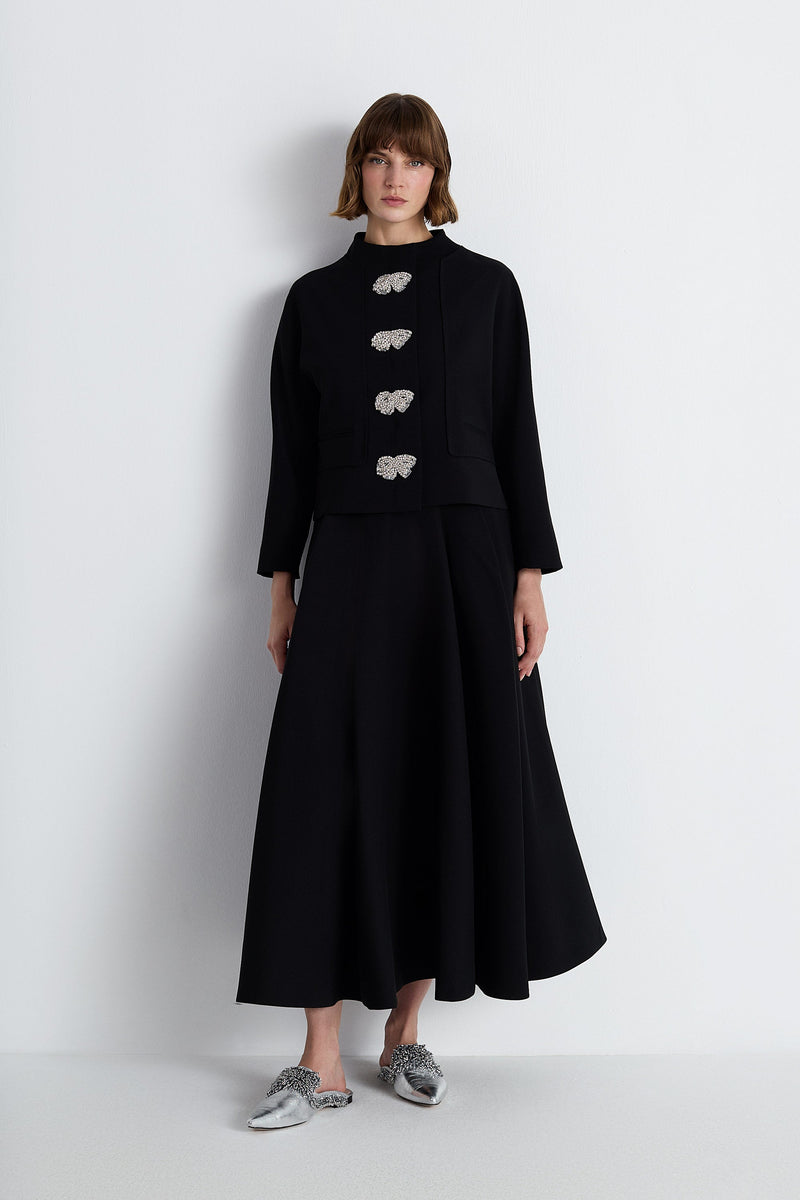 Nean Midi Skirt Black