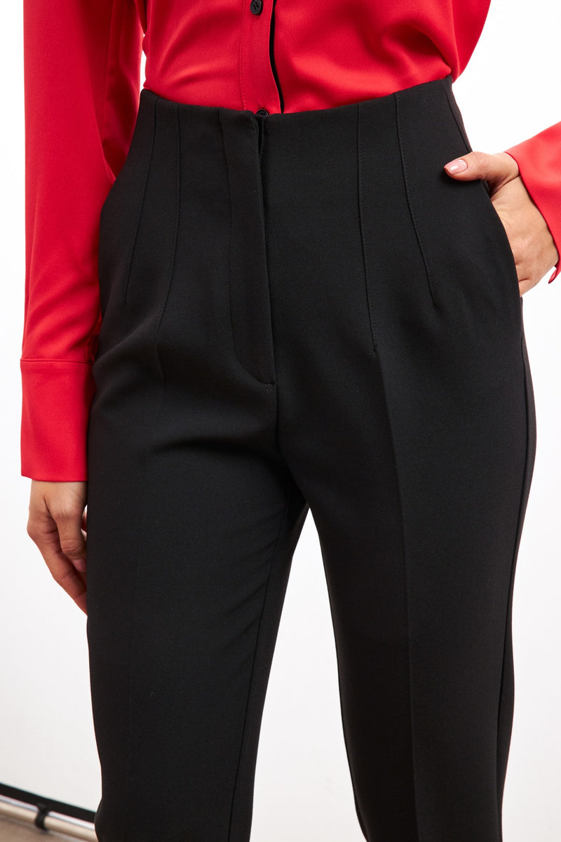 Setre Sleek Fit Pants With Pocket Detail Black