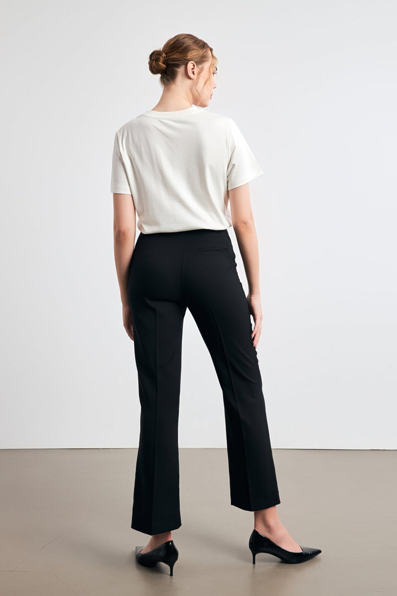 Setre  Pattern Detailed Fabric Trousers Black