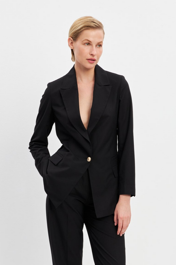 Setre Single Button Jacket Black