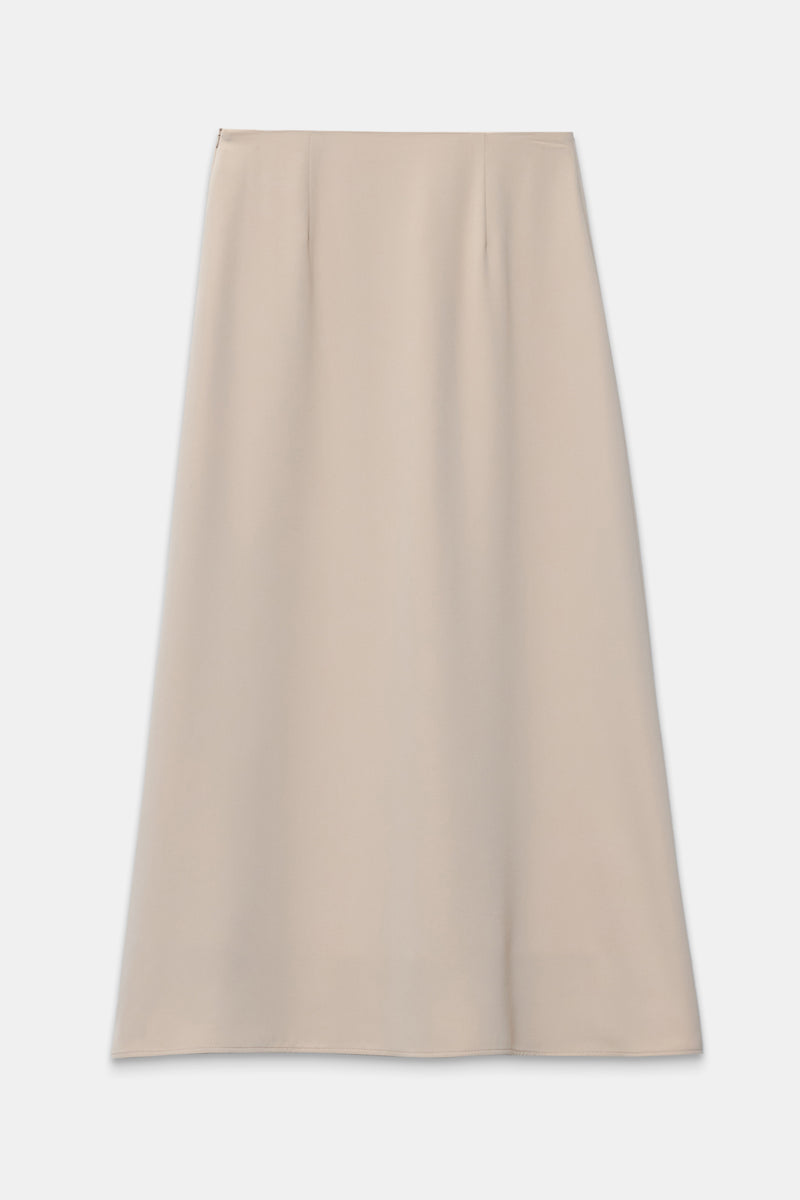 Setre Relaxed Cut Long Skirt Beige