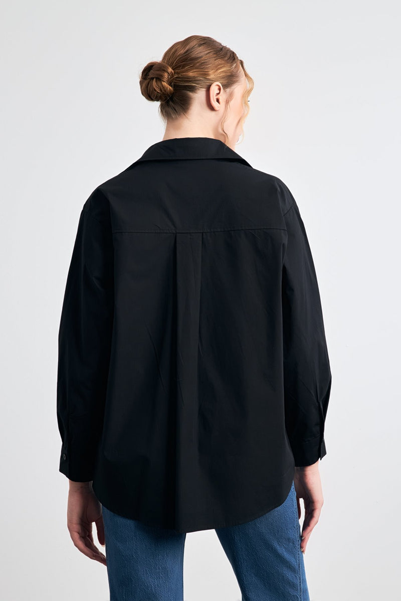 Setre Bow-Detailed Shirt Black