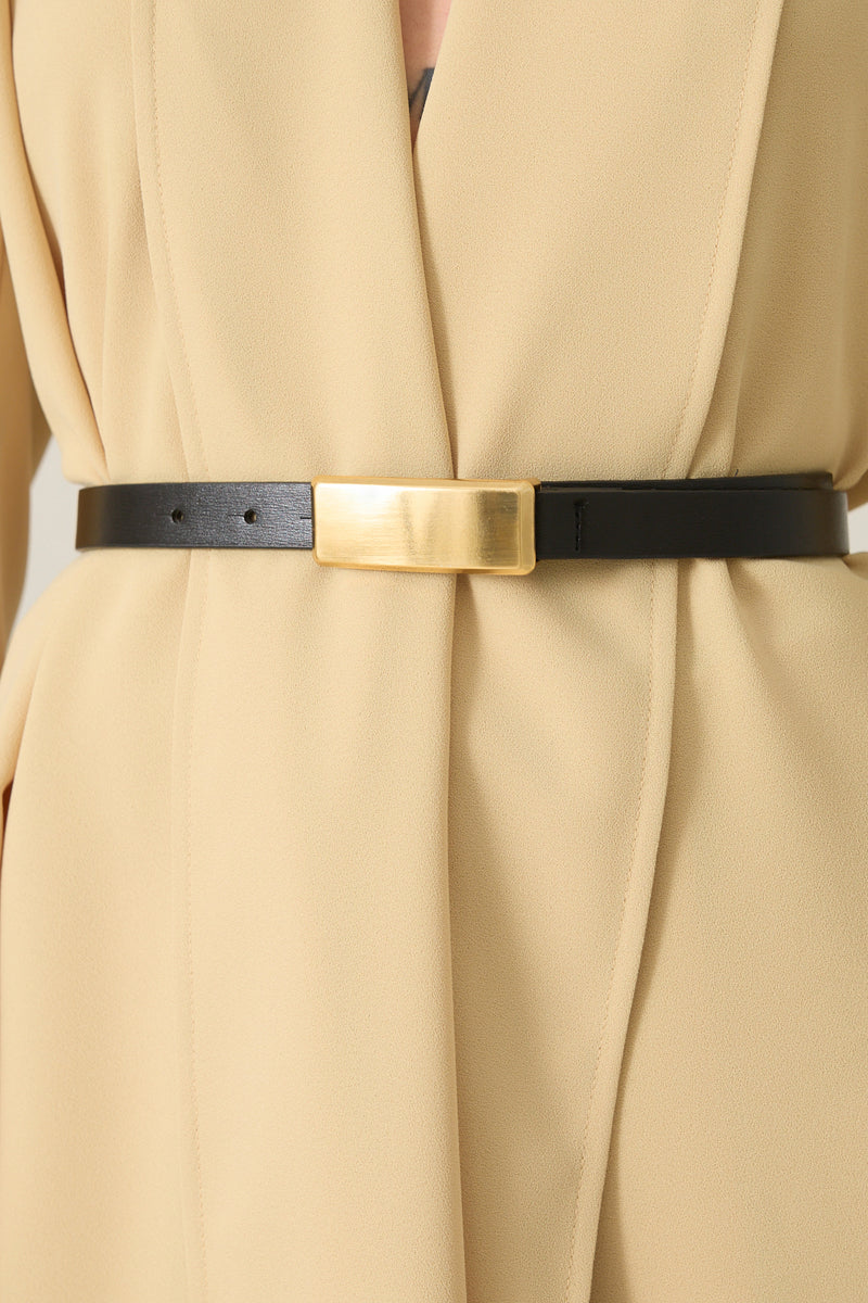 Setre Waist Belt Detail Jacket Light Yellow