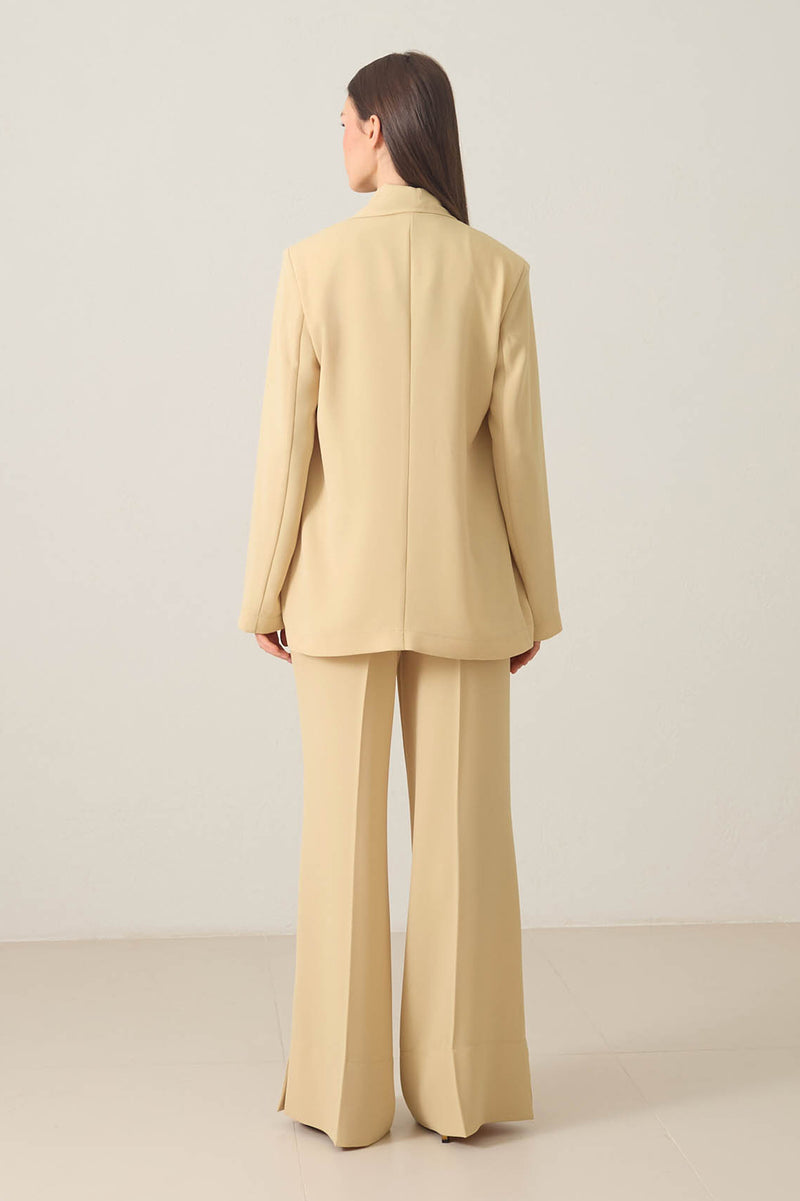 Setre Waist Belt Detail Jacket Light Yellow