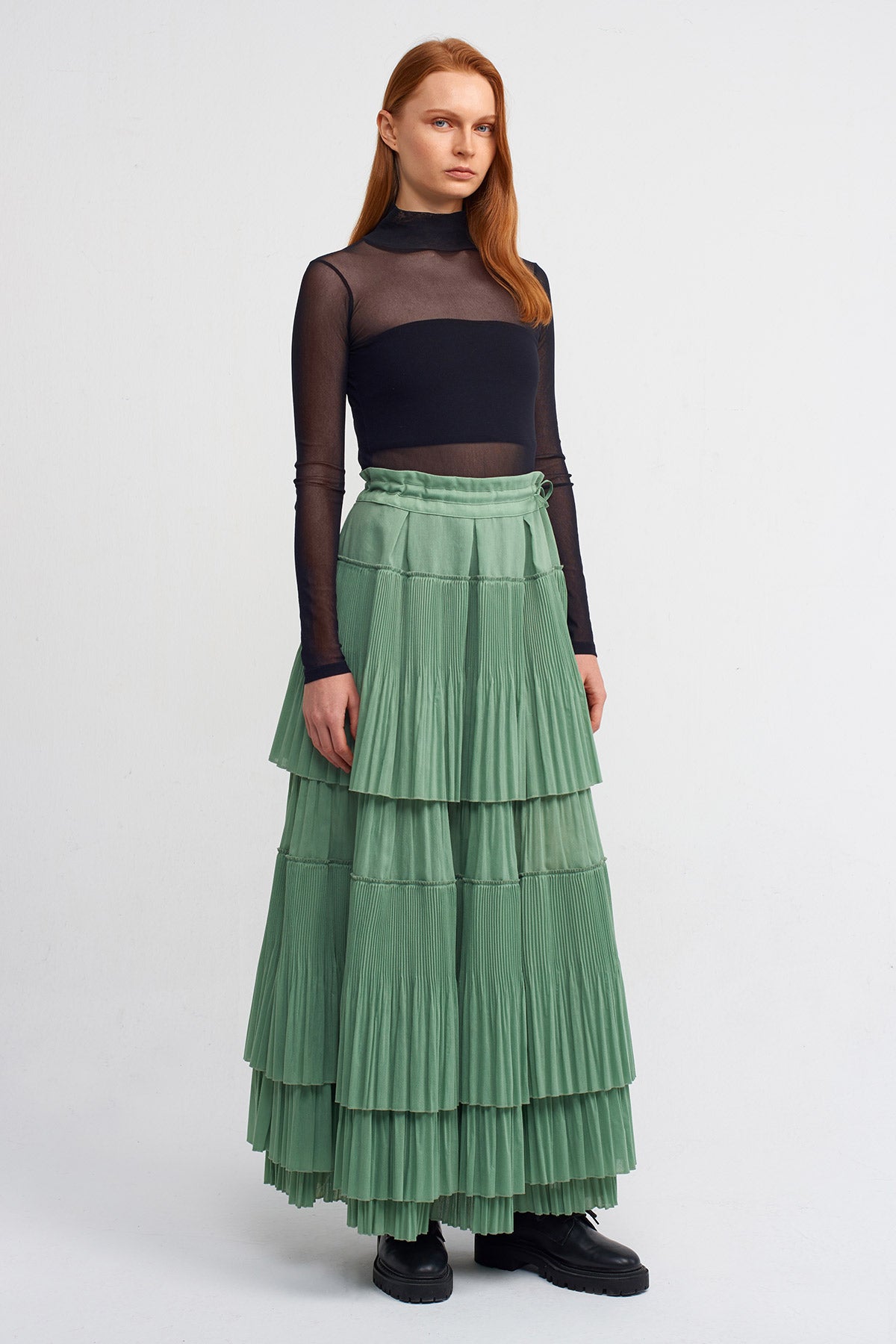【NONCODE】Robina Layered Pleated Skirt Robina Layered Pleated Skirt - NONCODE | 60% - Asian Fashion
