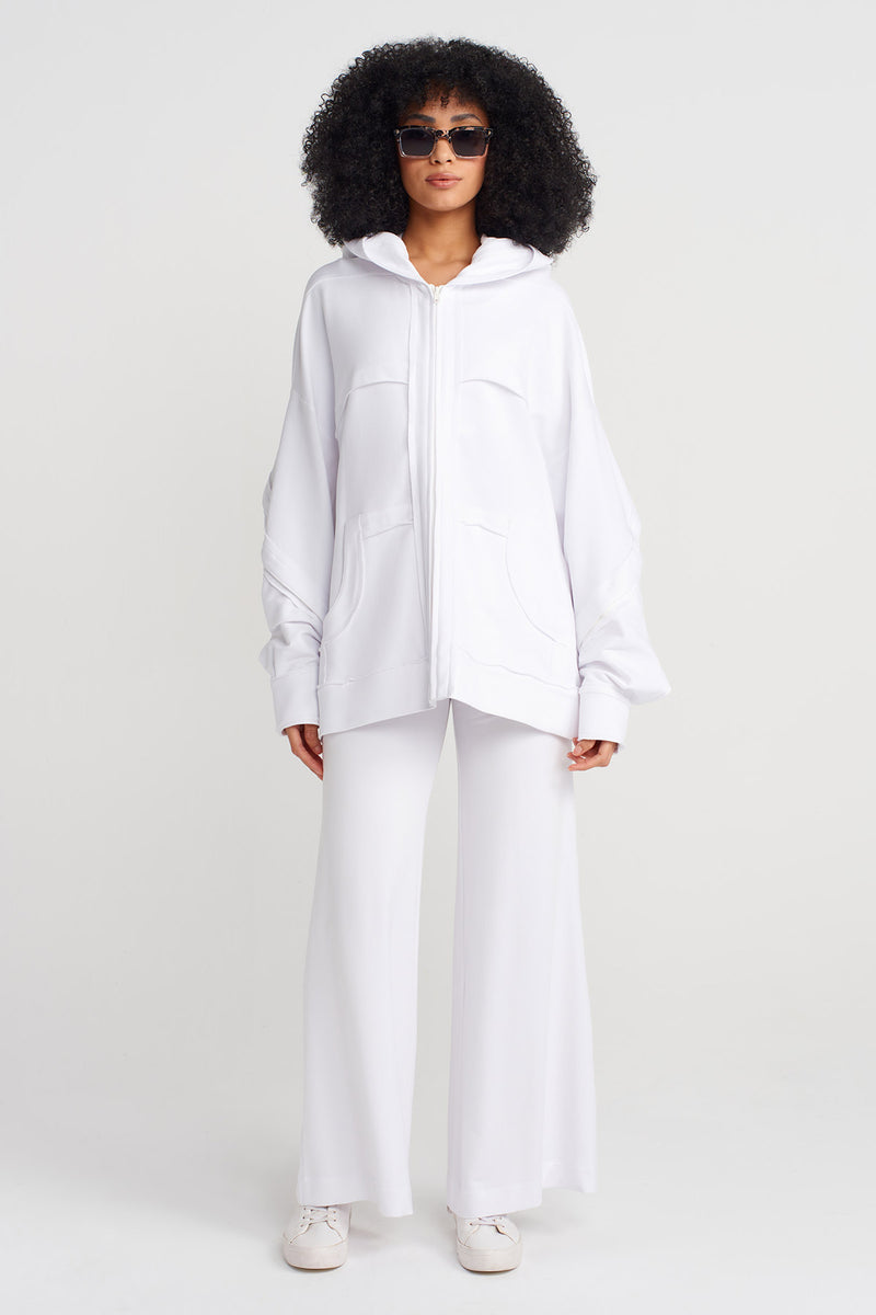 Nu Pocket-Detail Jacket Off White