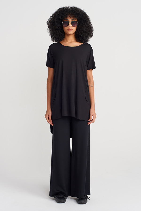 Nu Short-Sleeve Jersey T-Shirt Black
