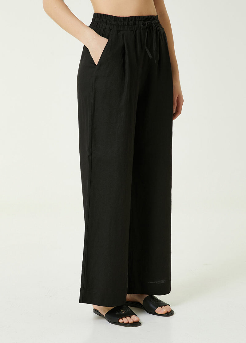 Beymen Club Linen Trousers Black