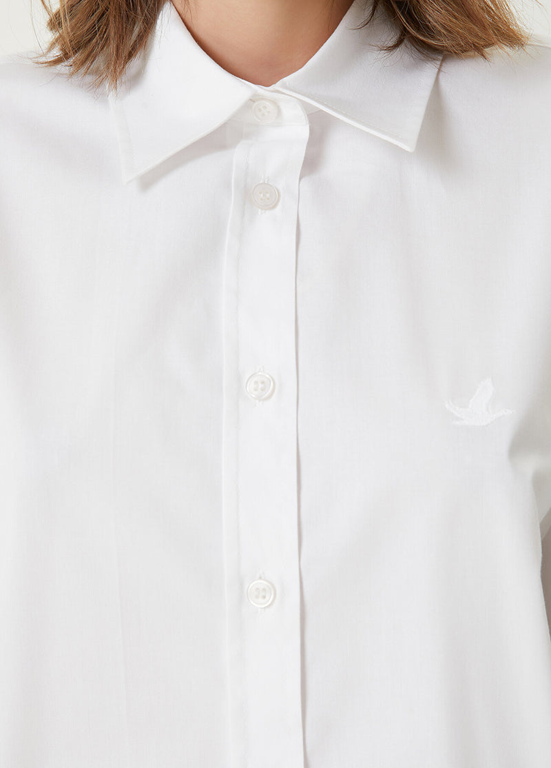 Beymen Club Logo Embroidered Shirt Off White