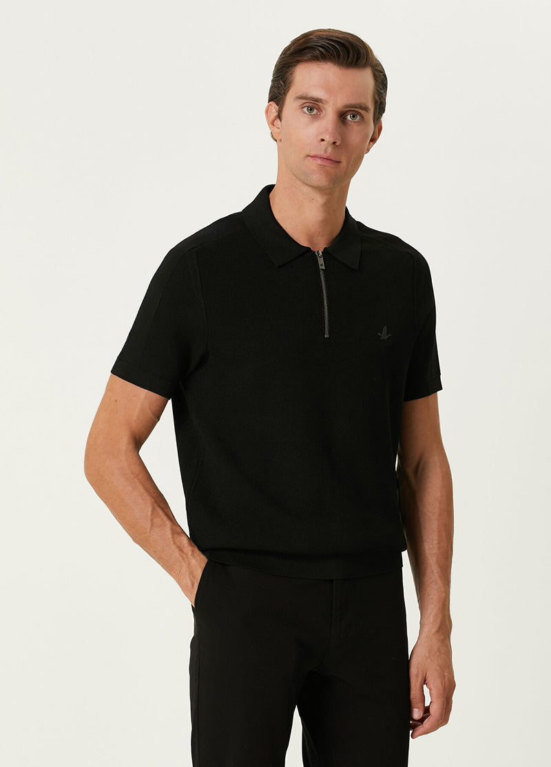 Beymen Club Men Polo Short Sleeve Sweater Black